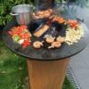 SB Backyard Home Corten Steel Fireplace Grill