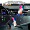 Fast Charging Auto Clamping Phone Car Holder Wireless Charger - Image 4