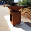 SB Backyard Home Corten Steel Fireplace Grill - Image 2
