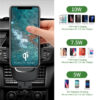 Fast Charging Auto Clamping Phone Car Holder Wireless Charger - Image 2