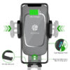 Fast Charging Auto Clamping Phone Car Holder Wireless Charger - Image 3