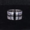 Senecure Men's 14k white gold classic wedding band - Image 2