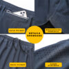 Senecure Men's Running Leggings Shorts 2pc Set - Image 2