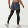 Senecure Men's Running Leggings Shorts 2pc Set - Image 4
