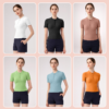 SB Women's Thin Zipper Sports Yoga Top