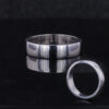 Senecure Men's 14k white gold classic wedding band - Image 3