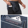 Senecure Men's Running Leggings Shorts 2pc Set