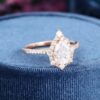Senecure 18K White Gold Sapphire Ring