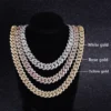 Senecure 14 karat Solid Gold Moissanite Rope Chain Necklace - Image 2