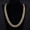 Senecure 14 karat Solid Gold Moissanite Rope Chain Necklace - Image 4