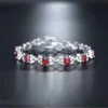 Senecure Natural Red Ruby Gemstone Diamond 5.2ct Bracelet - Image 4